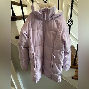 All in Motion Lavender Puffer Jacket Girl Size 10-12